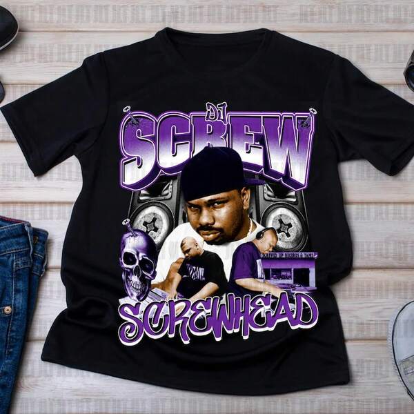 DJ Screw Tribute Graphic |   Houston Hip Hop Streetwear Art
