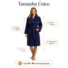 Bathrobe - Gri - Görünüm 9