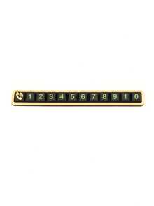 Car Temporary Parking Phone Number Plate Car Number Plate Parking Car Interior Sticker Move Car Phone Number Parking Plate - A - View 9
