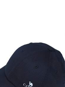 CAMEL CROWN 戶外休閒棒球帽 夏季防曬寬帽沿帽 戶外防曬帽 - 藏青色 - 查看 4