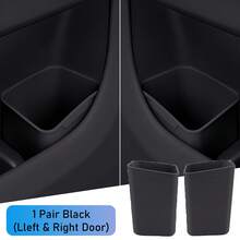 EIGIIS Open Top Car Trash Can, Waterproof Multi-Function Car Garbage Bin, Suitable For Car Door/Center Console/Seat Back, Portable Trash Storage Bucket, Suitable For Car, Truck, SUV, Van - A - View 9