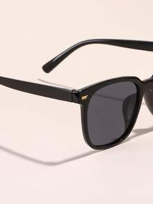Verywork1pc Fashion Geometric Brand Design Women's Sunglasses, Comes With Storage Case And Cleaning Cloth, Suitable For Daily Commute, Vacation Travel, Shopping, Photo Taking And Other Occasions. - Multicolor - View 2