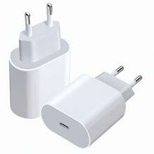 5pcs/4pcs/3pcs/2pcs/1pc EU Standard 30W Multi-Function Wall Charger, Supports Multiple Specifications, Compatible With IPhone 17/16/15/14 Pro Max/14 Pro/14 Plus/14/13/12/11 And Other Models 30W PD Fast Charging, Suitable For Home, Office And Travel Use. - 歐規C型插(220-240V) - 查看 11