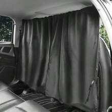 汽車前後排中間隔斷窗簾,全尺寸越野車內用空調隔斷窗簾,商務車遮陽隱私窗簾 - 隱私簾 - 查看 13