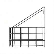 Horse Stable Organizer Basket | | | Durable & Black Coated - Black - View 5