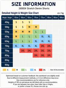 Women's Mid-Waist Distressed Ripped Denim Bermuda Shorts, Washed Rolled Hem Straight Leg Knee-Length Casual Summer Shorts - Light Wash - View 3