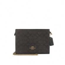 Tas Selempang Wanita Coach Slim Chain CW204IMXAQ - Warna kayu walnut dengan hitam CW204IMXAQ - View 12