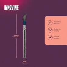 Innovine Wine Cooling Wand With Airtight Stopper And Drip-Free Spout, Chills, Pours, Preserves Wines, Fits Standard 750 Ml Bottles, Perfect For Parties And Outdoor Events, Set Of 1, Deep Teal - Teal - View 3