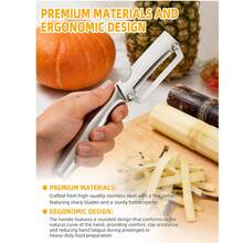 Multifunctional Kitchen Vegetable Peeler - Silver - View 4