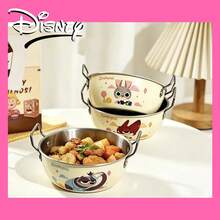 Disney Zootopia Cute Animal Print Stainless Steel Bowl, Stainless Steel Double Handle Dining Tableware - Multicolor - View 5