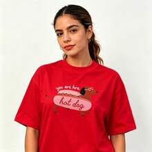 Women Senior T-Shirts & Tops - Red - View 4