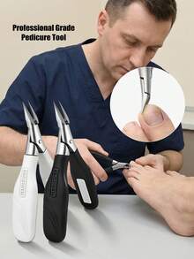 LRIS Gunting Kuku Stainless Steel Presisi, Pemangkas Kutikula, Gunting Kuku, Alat Manikur dan Pedikur, Pegangan Anti Selip, Cocok untuk Kuku Kaki dan Kuku Tangan yang Tebal, Perawatan Kuku di Rumah - MultiWarna - View 6