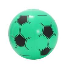 1/3PCS Thickened Inflatable Beach Soccer Ball, Party Gathering Water Interactive Game Prop, Explosion-Proof And Leak-Proof PVC Material, Pool Water Play Fun Toy, Beach Camping Decoration Ornament, Wear-Resistant And Tear-Resistant Easy Storage Water Soccer - A - View 3