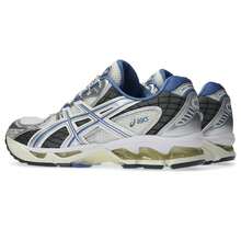 ASICS GEL-NIMBUS 10.1 Retro bequeme Low-Top Sport-Freizeitschuhe für Männer und Frauen - Weiß/Silber - Übersicht 4