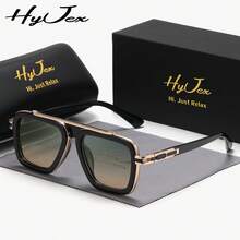 HyJex Unisex Quiet Luxury Full Frame Fashion Glasses Exceptional Quality Rectangular Frame Fashion Glasses - Multicolor - View 12
