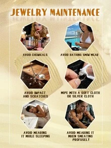 Set Cincin Wanita Stainless Steel Bertatahkan Elemen Daun Semanggi Elegan 3 Buah Satu Baris, Cocok untuk Kasual, Kencan, Berbagai Acara atau Hadiah Liburan untuk Teman - WD008JZ-8+JM757JZ-8+FSY034JZ-8 - View 10