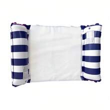 1pc Inflatable Pool Hammock With Mesh - Striped Adult Lounger, Suitable For Vacation, Party And Relaxation, Available In Pink, Yellow, White, Green, Blue And Other Colors, Outdoor Hammock, Essential For Beach And Pool, Great For Photography, Pool Inflatable, Beach Essentials, Pool Float - Multicolor - View 14