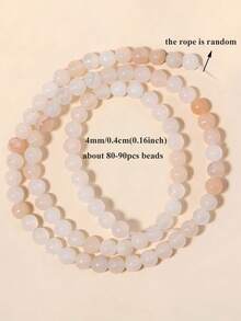 1 Strand 4/6/8/10mm Multicolor Natural Stone Beads Tourmaline Tiger Eye Agates Shell Loose Spacer Beads For Jewelry Making DIY Bracelets Accessories - Multicolor - View 13