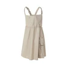 Adidas Spring/Summer Women's Comfortable Athletic Dress With Cinching Waist, Casual Strap Dress JM2712 - Khaki - View 2