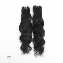 2PCS Natural Wave Bundles Human Hair Natural Hair Extensions Human Hair Weave Bundles Natural Color Can Be Dyed - Natural Black - View 17