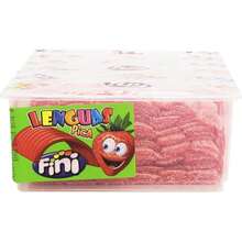 iChuches  Lenguas Pica Fini - Estuche 200 Unidades -1.8kg Fini  Para fiestas, chuches cumpleaños, navidad, regalo, caramelos, gominolas, regaliz de sabores. Chucherías. - Fresa - Ver 2