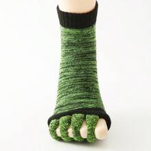 1PC Women Open Toe Five Finger Split Yoga Socks, Colorful Separate Toe Bunion Correction Socks, Breathable Deodorant Moisture Wicking Sports Pilates Foot Socks - Toe Socks - View 11