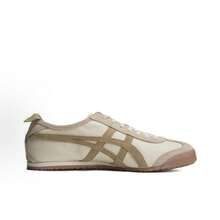 Asics Authentic Onitsuka Tiger Mexico 66 Leather Sneakers - White/Blue/Red Classic Low-Top | Premium Japanese Heritage Footwear | Slim-Profile Lightweight Trainers - 灰褐色 - 查看 2