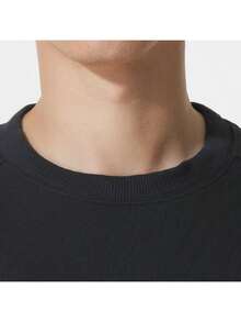 Under Armour Men's Sports Sweatshirt APAC Terry OG 96 Crew-BLK Minimalist Loose Comfortable Sports Knit Sweatshirt 6010096-001 - Black - View 7