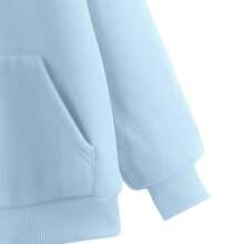 Kit Of 3 Comfortable Hooded Sweatshirts For Casual Style - 黑色,灰色和淺藍色 - 查看 5