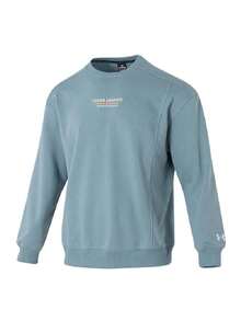 Under Armour Men's Sports Sweatshirt APAC Terry OG 96 Crew-GRN Fitness Training Casual Crew Neck Long Sleeve Top 6010096-323 - Serpentine Green - View 1
