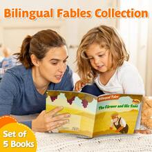 English-Spanish Bilingual Children's Books, Children's Story Book Set, Bilingual Picture Book Stories, Suitable For Preschool Children, Early Learning Reading Practice, Spanish-English Vocabulary, Bedtime Reading, Gift For Boys And Girls Aged 3-8 - English Spanish Bilingual Storybook - View 13