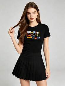 Women T-Shirts - 黑色 - 查看 1