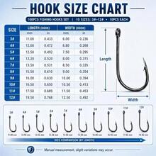Fish Hook Box Set With Holes And Barbs, High Carbon Steel Fishing Hooks For Freshwater And Saltwater Fishing, Fishing Tackle - Multicolor - View 9