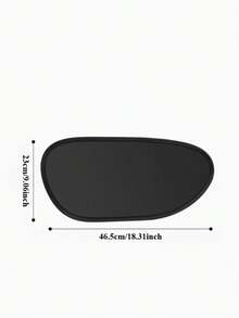 New Car Heat Insulation Sunshade, Car Side Window Privacy Shade, Driver And Passenger Window Sun Protection Shield; Blocks UV Rays, Heat Insulation, Anti-Glare, Electrostatic Adsorption Easy Installation, Foldable Portable Car Window Shade; Universal For Sedan / SUV / Hatchback / Van; Summer Car Interior Protection Accessories, Suitable For Drivers, Parents, Outdoor Travel, Camping, Self-Driving Trips, Black Opaque Car Door Window Shade - Multicolor - View 8