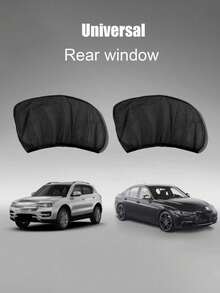 Universal Car Decoration Accessories Side Window Sunshade Front And Rear Window Sunshade UV Protection Sunshade Mosquito Proof Heat Insulation UV Protection Glass Sunshade Reflective Sunshade Window Film Protection - Multicolor - View 7