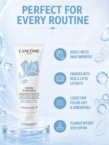 Lancôme 蘭蔻 Clarifying 柔和潔顏乳，125ml 正裝，50ml 試用裝，豐富泡沫，保濕不緊繃，溫和配方，適合中性至混合性肌膚 - 蘭蔻清瑩柔膚潔面乳(藍色) - 查看 10