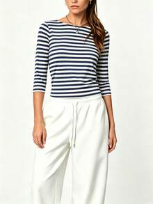 Women Tops - Blue - View 7