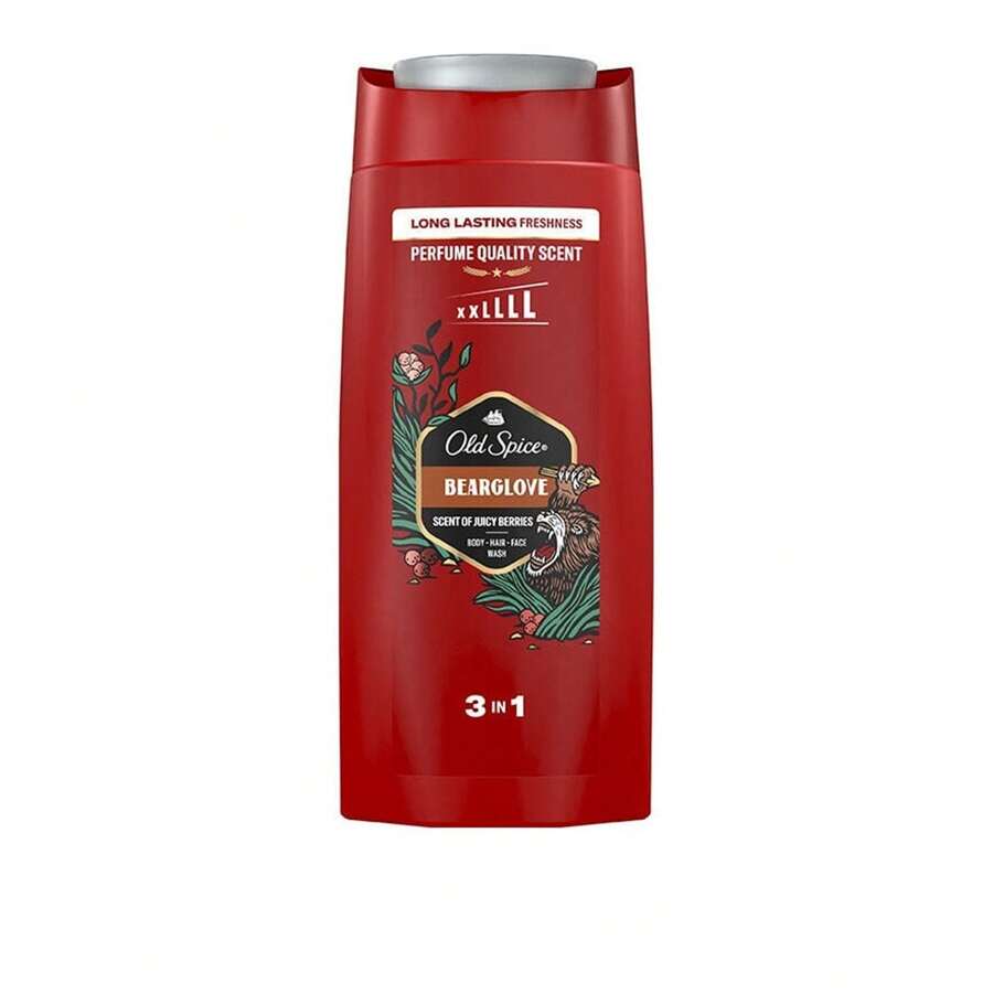 Old Spice أولد سبايس بيرجلوف جل استحمام 3 في 1 سعة 675 مل - صابون سائل 3 في 1 للجسم والشعر والوجه، برائحة فاكهية - الحمضيات - مشاهدة 1