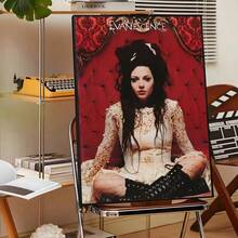 1pc Evanescence Lead Singer Amy Poster/Wall Art Print; Waterproof Design; Suitable For Decorating Living Rooms, Bedrooms, Or Bars; Aesthetically And Adds A Touch Of Flair To The Space; Unframed. - 111 - View 31
