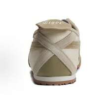 Asics Authentic Onitsuka Tiger Mexico 66 Leather Sneakers - White/Blue/Red Classic Low-Top | Premium Japanese Heritage Footwear | Slim-Profile Lightweight Trainers - 灰褐色 - 查看 4