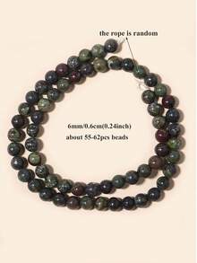 1 Strand 4/6/8/10mm Multicolor Natural Stone Beads Tourmaline Tiger Eye Agates Shell Loose Spacer Beads For Jewelry Making DIY Bracelets Accessories - Multicolor - View 41