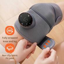 AXH [Mother's Day, Father's Day Gift]Knee Heating Massager, Relaxing Massage, With Heating Pad, Suitable For All Ages And Genders, Black - Grey - View 5