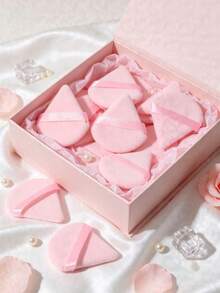 1pc/5pcs Triangle Makeup Sponge, Exfoliating Facial Sponge, Multi-Functional Makeup Tool, Travel And Home Essential, Beauty, Makeup Puffs, Sponge Set, Concealer Sponges, Makeup Beginners, Makeup Sponges, Sponges Help Perfect Liquid Application. - Multicolor - View 8