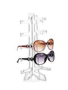 3/4/5/6-Tier Transparent Fashion Glasses Rack Glasses Display Stand - Clear - View 3