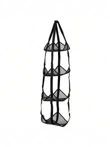 Vertical Mesh Basketball Storage Bag Sports Ball Storage Bag Multi-Layer Hanging Organizer For Basketball Volleyball Helmets Toys And Equipment Organization Space-Saving With Compartments Basketball Essential Accessories - Multicolor - View 12