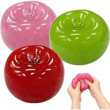 Mainan Pereda Stres Squishy Sensasi Es Krim Apel Hijau, Mainan Remas Sensorik Tanpa Pantulan, Cocok untuk Kekuatan Genggaman Sedang - MultiWarna - View 3
