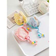 1 Cute Portable Change Bag, Wireless Bluetooth Headset Storage Bag, Data Cable Storage Protective Case, Headset Bag. - Multicolor - View 2
