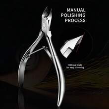 PYDESA 12/6/4/1pc Professional Cuticle Care Set, Stainless Steel Nail Clipper, Pliers, Pusher, Trimmer Set, Manicure Pedicure Tools For Removing Dead Skin And Calluses, Home Salon Nail Care Tools - Silver - View 3
