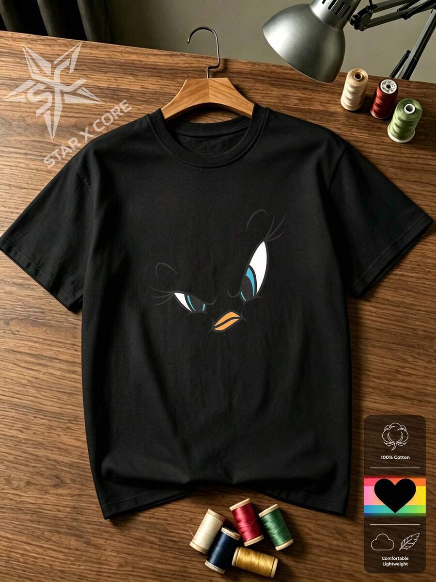 Women T-Shirts - 黑色 - 查看 1
