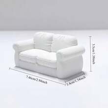 Miniature Garden Sofa Model, Miniature Furniture, Suitable For Fairy Garden Decoration, Autumn Collection Decoration, Moss Micro Landscape Decoration, - A - View 6